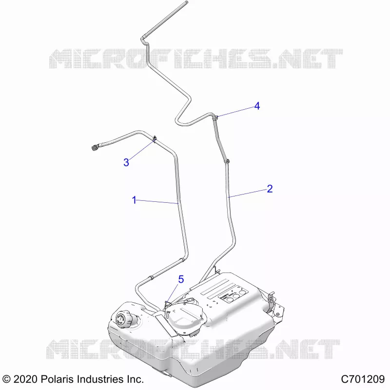 FUEL SYSTEM, LINES, STD.