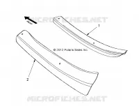 SCUFF GUARDS, 2 PASSENGER