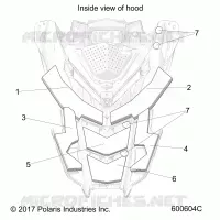 HOOD FOAM/FIBER
