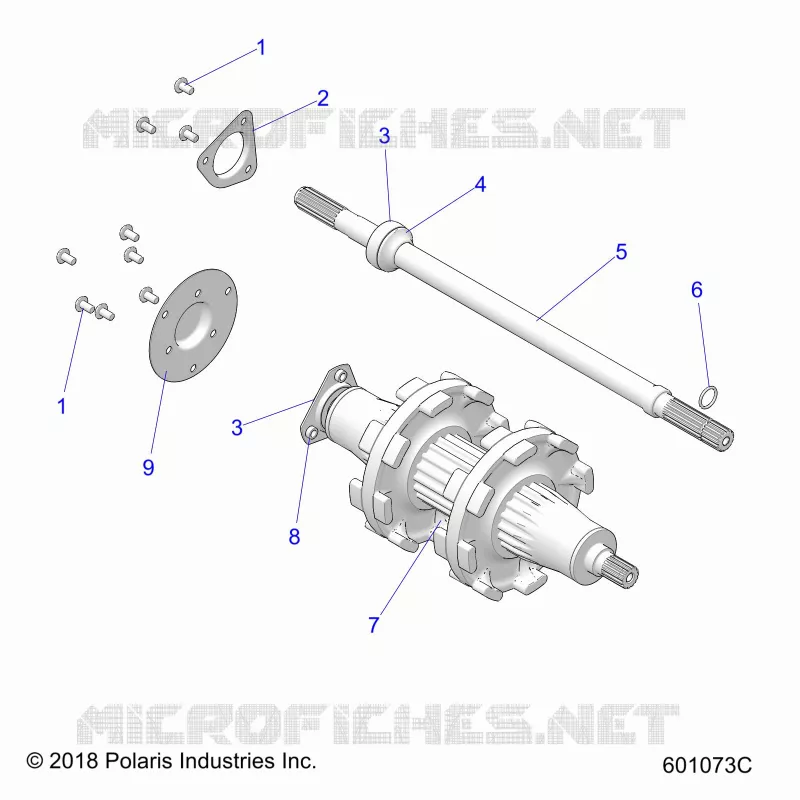 DRIVE TRAIN, JACKSHAFT AND DRIVE SHAFT