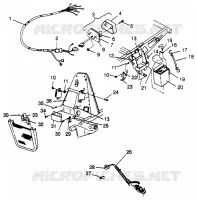 ELECTRICAL/TAILLIGHT SPORTSMAN 500 W969244 (4936093609C009)