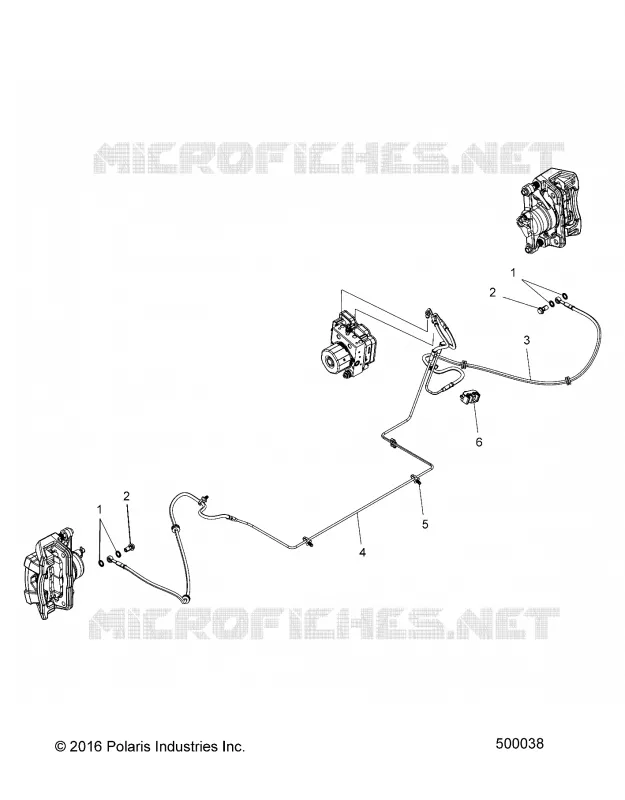 FRONT BRAKE BRAKE LINE