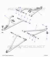 FRONT SUSPENSION CONTROL ARMS