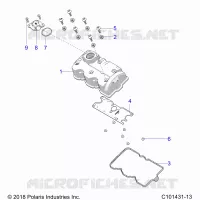 ENGINE, VALVE COVER