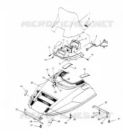 HOOD ASSEMBLY LITE 0953433, STARLITE 0953427  AND LITE DELUXE 0953431 (4928902890A010)