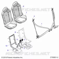 SEAT BELT AND MOUNTING