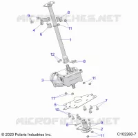 STEERING POST  AND EPS