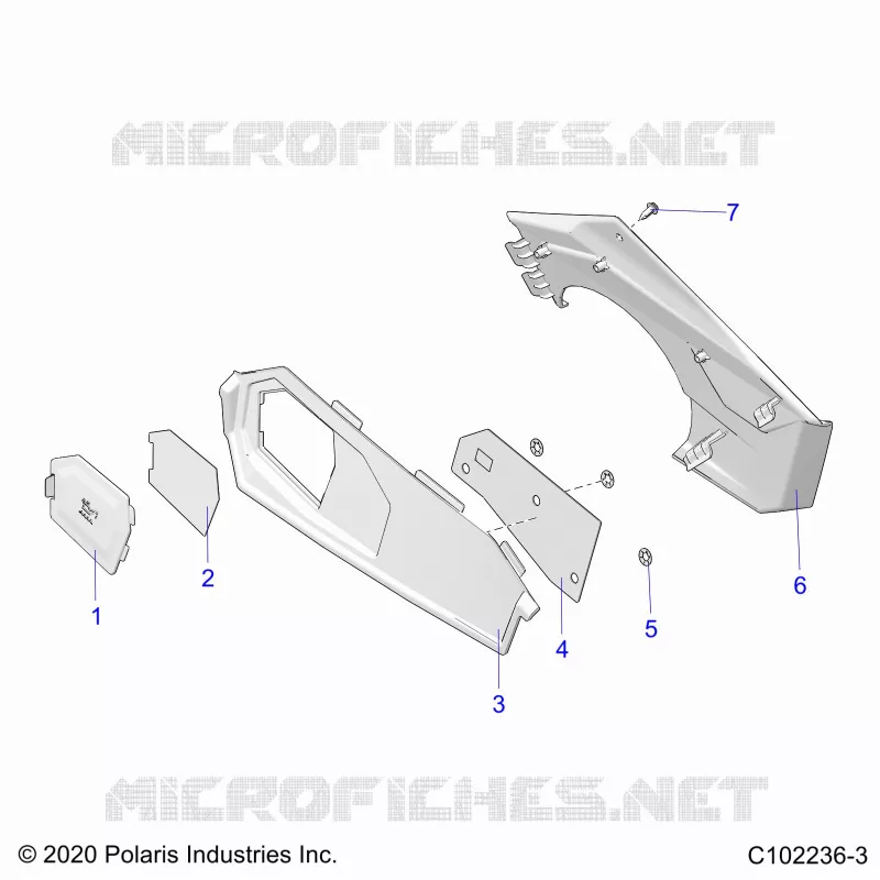 BODY, CLOSE OFF PANEL and ACCESS PANEL