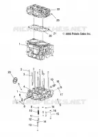 CYLINDER AND CRANKCASE