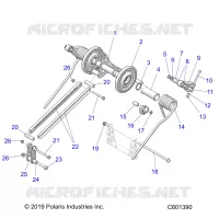 SUSPENSION, REAR TORQUE ARM