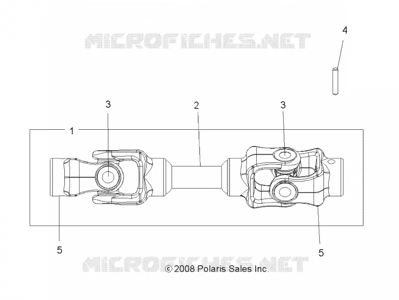 DRIVE TRAIN, REAR PROP SHAFT