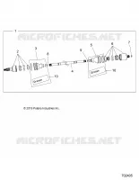 DRIVE TRAIN, REAR HALF SHAFT