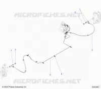 FRONT BRAKE BRAKE LINE