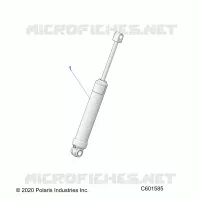 SUSPENSION, REAR SHOCK TRACK