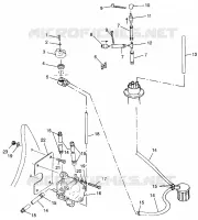 FUEL SYSTEM SLX 780 B964287 AND  INTL. SLX 780 I964287 (4937443744A010)