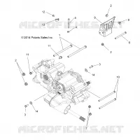 DRIVE TRAIN, MAIN GEARCASE MOUNTING
