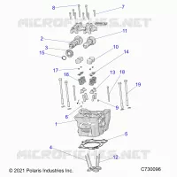 ENGINE, CYLINDER HEAD, CAMS AND VALVES