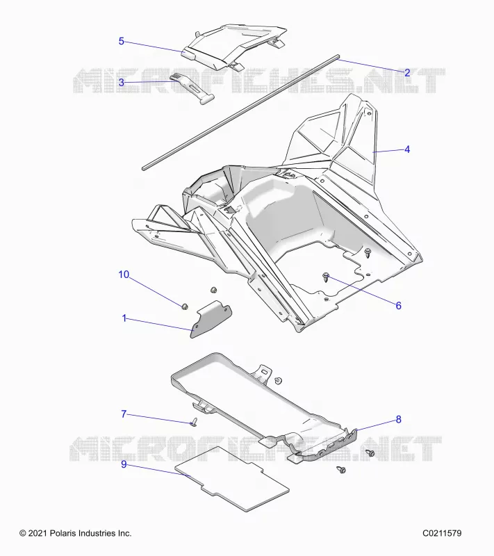 BODY, REAR STORAGE