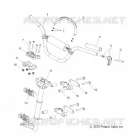 STEERING, HANDLEBAR MOUNTING