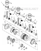 PISTON   CRANKSHAFT ULTRA 0986778 (4943554355C010)