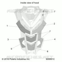 HOOD FOAM/FIBER