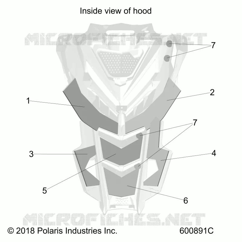 HOOD FOAM/FIBER