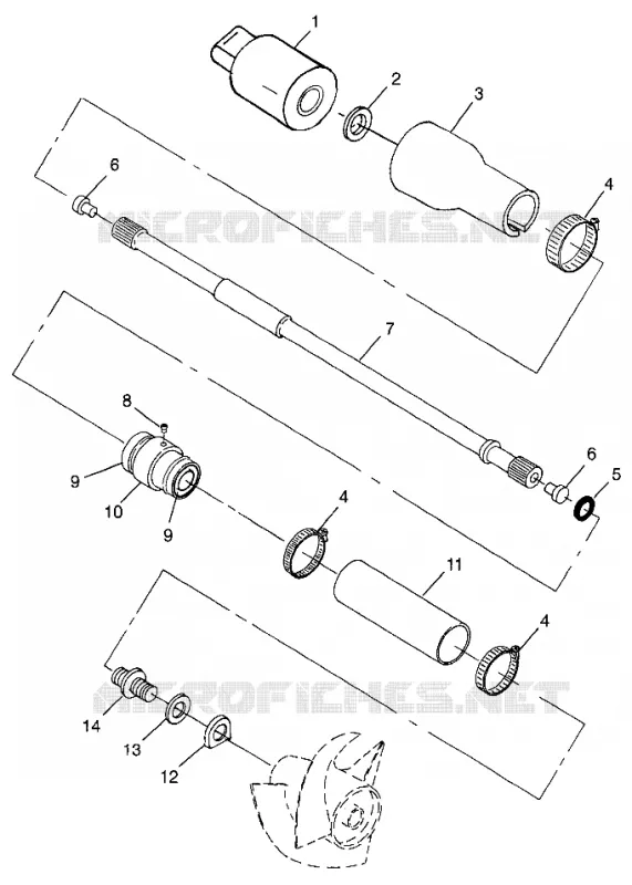DRIVE SYSTEM SLTX B974590 AND INTL. SLTX I974590 (4941214121B002)