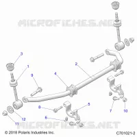 SUSPENSION, FRONT STABILIZER BAR