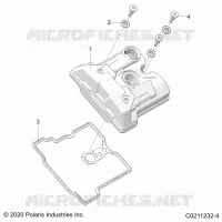 ENGINE, VALVE COVER