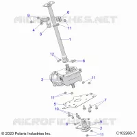 STEERING POST  AND EPS
