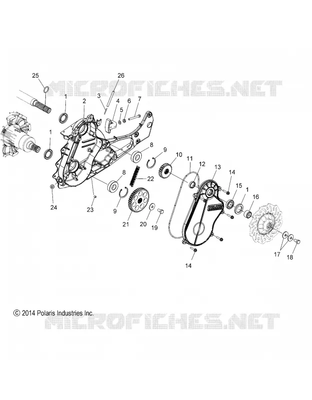 DRIVE TRAIN, CHAINCASE