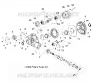 DRIVE TRAIN, GEARCASE, DIFFERENTIAL, INTERNAL COMPONENTS