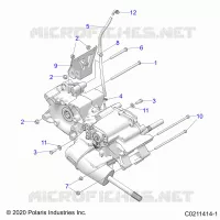 DRIVE TRAIN, MAIN GEARCASE MOUNTING