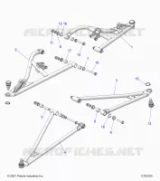 FRONT SUSPENSION CONTROL ARMS