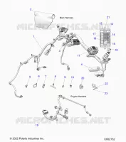 ELECTRICAL, WIRE HARNESS,CHASSIS/FUSE BLOCK, ENGINE