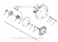 DRIVEN CLUTCH ASSEMBLY 250 4X6 /W928627 (4922902290034A)