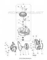 ENGINE, STATOR COVER AND FLYWHEEL