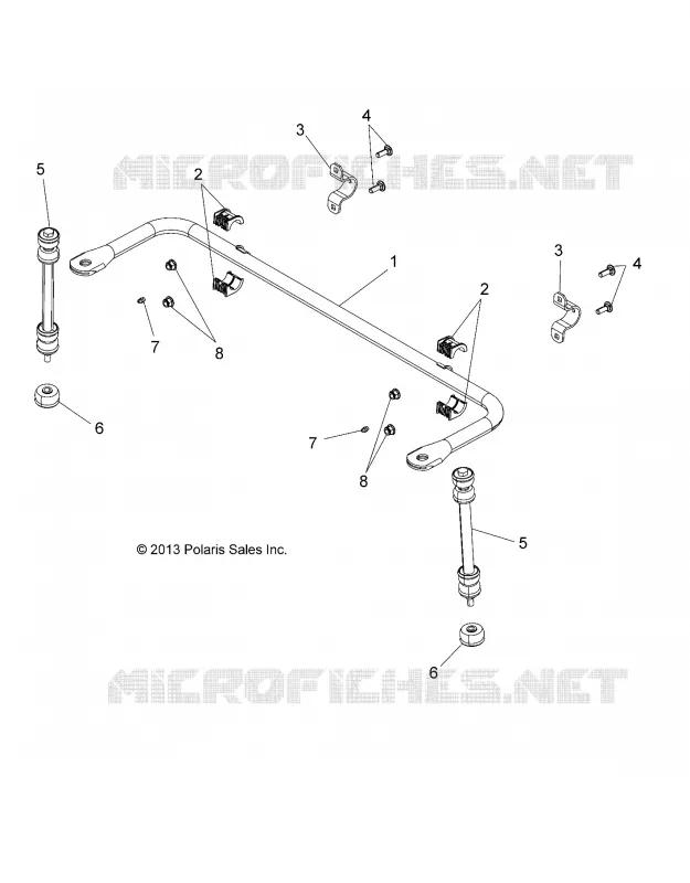 REAR SUSPENSION STABILIZER BAR