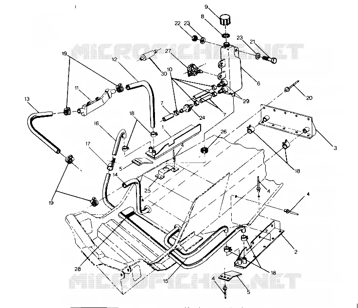 COOLING SYSTEM 650 UPDATED 10/88 (4915411541027A)