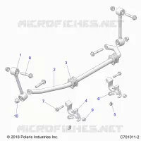 SUSPENSION, FRONT STABILIZER BAR- G21G4J99AW/BW (C701011-2)