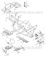 FRAME ASSEMBLY WITH RACKS TRAIL BOSS