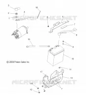 BATTERY AND CABLES