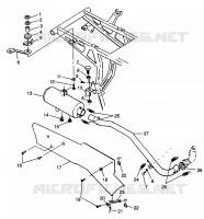 EXHAUST SYSTEM MAGNUM 2X4 W98AA42A (4945524552A010)