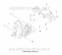 DRIVE TRAIN, MAIN GEARCASE MOUNTING