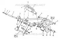 FRONT TORQUE ARM (TOURING) TRAIL TOURING 0972262 AND EUROPEAN TRAIL TOURING (4938313831C007)