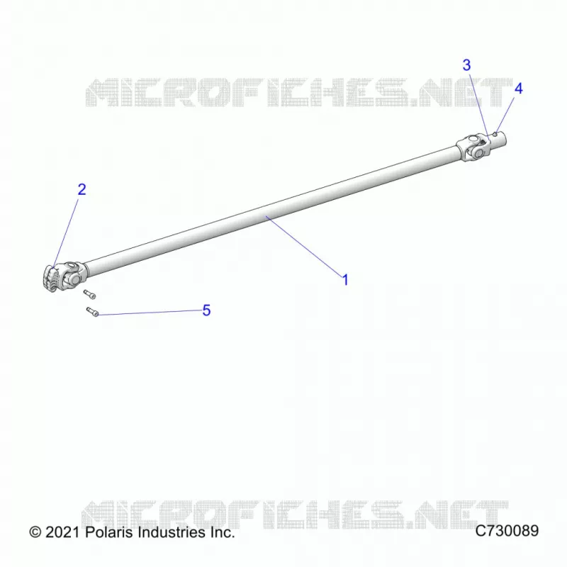 DRIVE TRAIN, FRONT PROP SHAFT