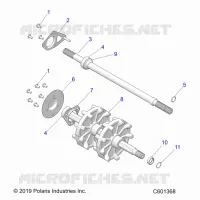 DRIVE TRAIN, JACKSHAFT AND DRIVESHAFT
