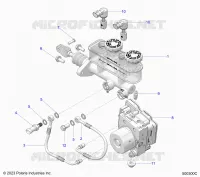 BRAKES, MASTER CYLINDER AND ABS MODULE