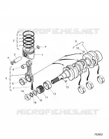 ENGINE, PISTON AND CRANKSHAFT