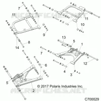 REAR SUSPENSION CONTROL ARMS